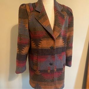 Wool blend coat